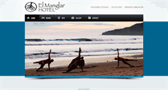 Desktop Screenshot of hotel-manglar.com